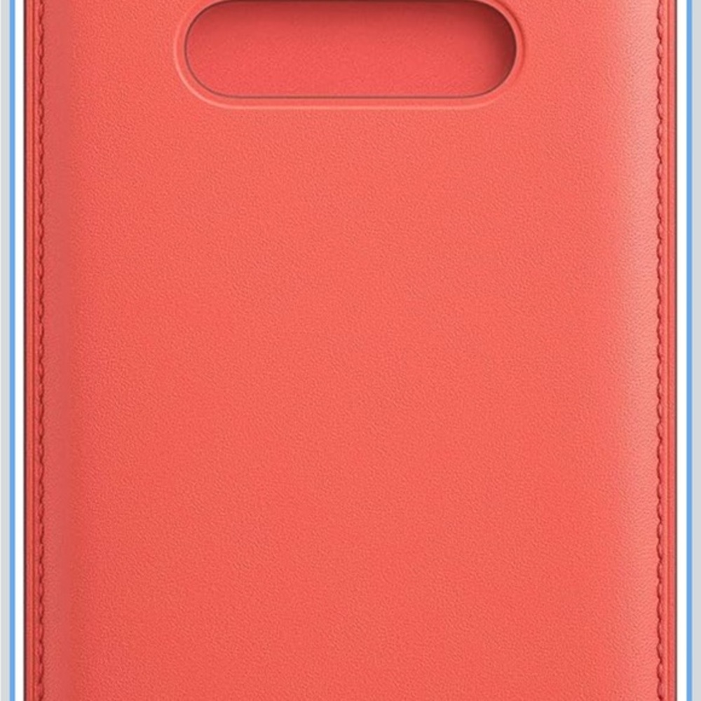 Apple iPhone 12 Pro Max Leather Sleeve with MagSafe - Pink Citrus